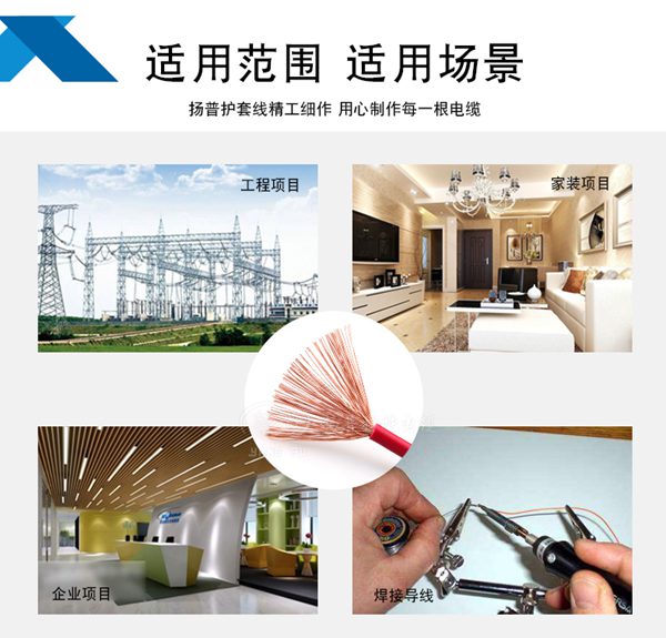 珠江电缆RV电线适用项目